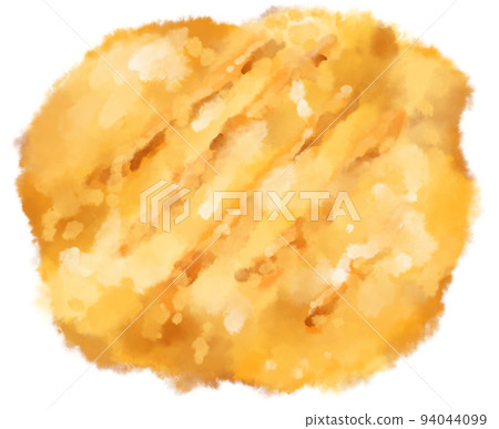 Egg omlette breakfast fried egg watercolor hand painting illustration Egg omlette breakfast fried egg watercolor hand painting illustration 94044099