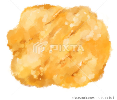 Egg omlette breakfast fried egg watercolor hand painting illustration Egg omlette breakfast fried egg watercolor hand painting illustration 94044101