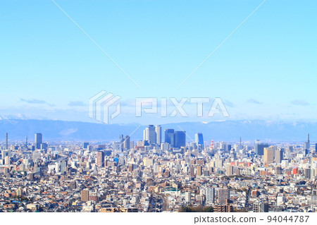 名古屋市名古屋站前的摩天大樓風光 94044787