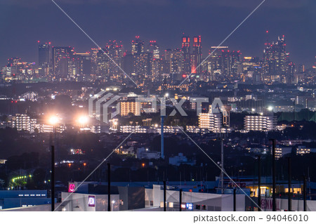 《東京》新宿副中心和東京夜景/遠景 《東京》新宿副中心和東京夜景/遠景 94046010