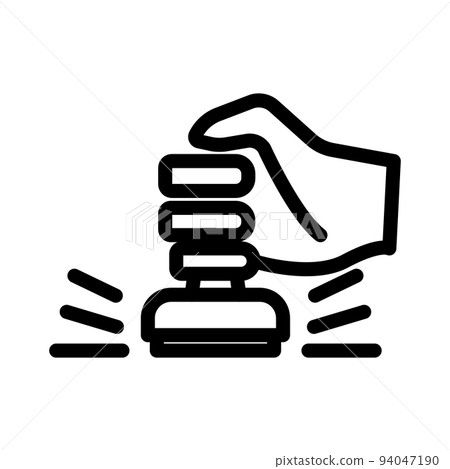 Illustration Vector graphic of stamp icon Illustration Vector graphic of stamp icon 94047190