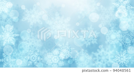 Christmas background of blurry snowflakes Christmas background of blurry snowflakes 94048561
