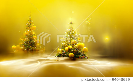 3D Render Merry Christmas HD Wallpaper. Beautiful artwork seasonal illustration and copy space background. 3D Render Merry Christmas HD Wallpaper. Beautiful artwork seasonal illustration and copy space background. 94048659