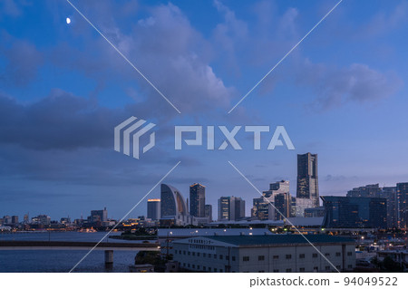 “神奈川縣”橫濱港未來/市夜景 94049522