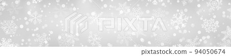 Christmas banner of snowflakes Christmas banner of snowflakes 94050674