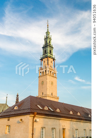 The Jasna Gora monastery in Czestochowa city, Poland. 94051636