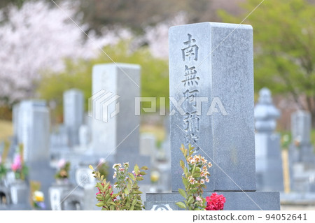 櫻花盛開的墓地 櫻花盛開的墓地 94052641