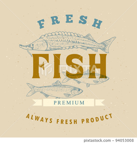 Fish, seafood label Fish, seafood label 94053008