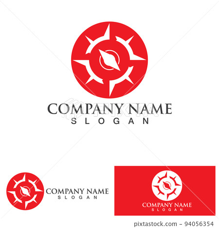 Creative Compass Concept Logo Design Template 94056354