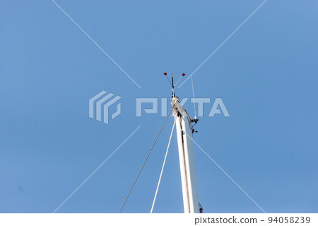 Top of the yacht's mast Top of the yacht's mast 94058239