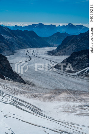 Aletsch Glacier at Jungfraujoch 94059218