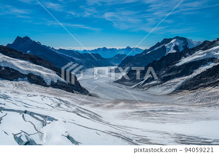 Aletsch Glacier at Jungfraujoch 94059221