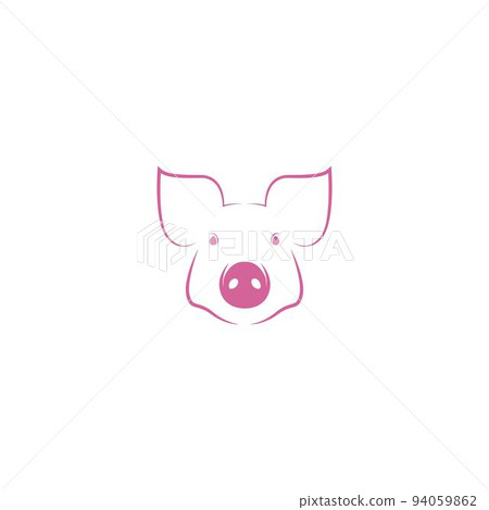 Pig icon logo design illustration 94059862