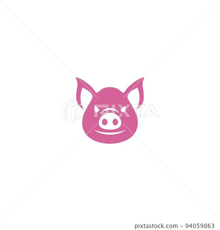 Pig icon logo design illustration 94059863