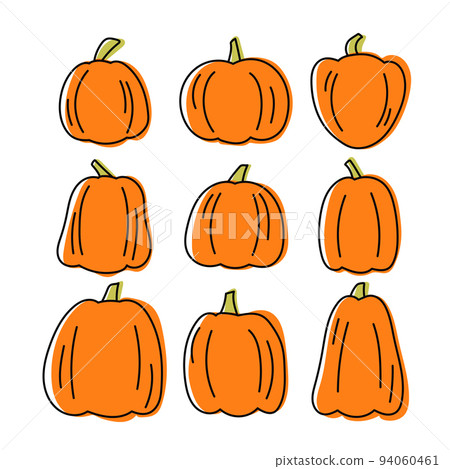 Halloween pumpkin set 94060461
