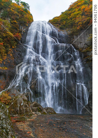 秋田 / 安須瀑布（上段）紅葉 94061706