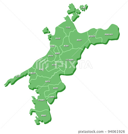Map of Ehime Prefecture Map of Ehime Prefecture 94061926