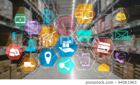 Omni channel technology of online retail business approach 94061963