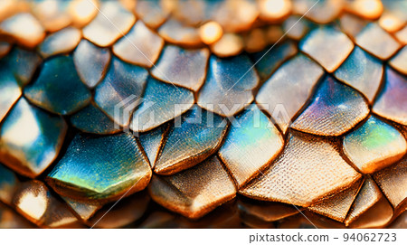 Spectacular crystal texture snake skin - Stock