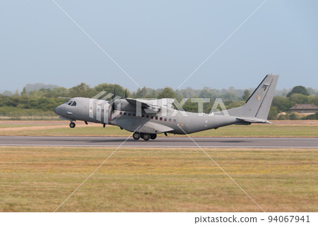 Finnish Air Force C-295M transport plane take off 94067941