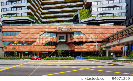 Exterior of Funan Mall in Singapore 94071209