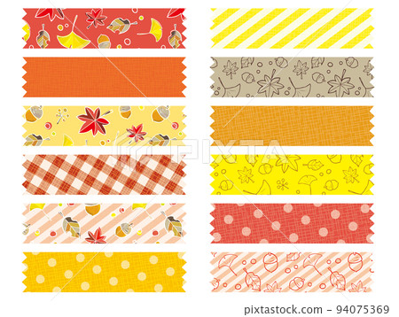 Pattern pattern patchwork cut fabric style set autumn leaves autumn 94075369