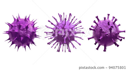 CG illustration of a virus 94075801