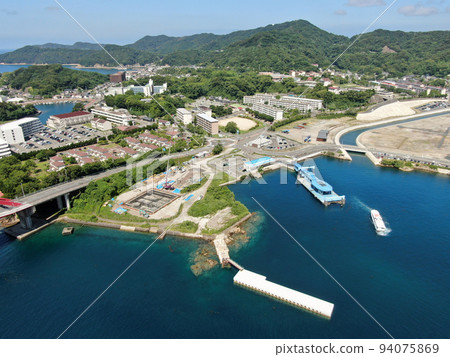 從寺島大橋完成紀念公園上空鳥瞰寺島港 94075869