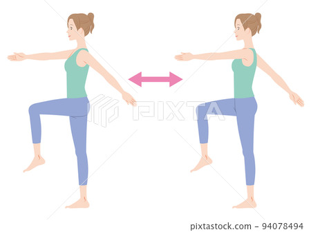 woman stepping woman stepping 94078494