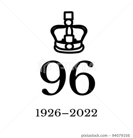 The Queens death. RIP, God save the Queen. Rest in peace poster with silhouette on flag background. Vector illustration for Her Majesty on her 96 years The Queens death. RIP, God save the Queen. Rest in peace poster with silhouette on flag background. Vector illustration for Her Majesty on her 96 years 94079108