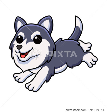 cartoon, dog, husky 94079141
