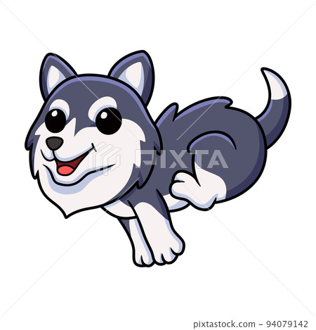 cartoon, dog, husky 94079142