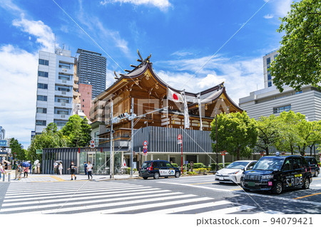 [東京]從十字路口看到的日本橋水天宮 94079421