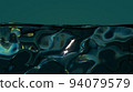 Abstract design of water split line with underwater. 3D rendering 94079579