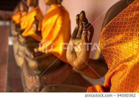 The famous temple Phra That Sawi, one of travel destinations in Chumphon, Thailand. The famous temple Phra That Sawi, one of travel destinations in Chumphon, Thailand. 94080362