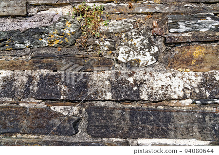 Background - A dry stone wall built in Cornwall Background - A dry stone wall built in Cornwall 94080644