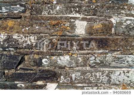Background - A dry stone wall built in Cornwall Background - A dry stone wall built in Cornwall 94080669