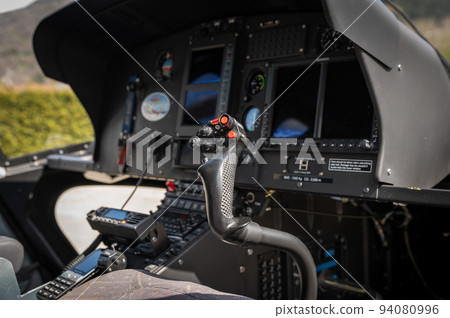 helicopter cockpit inside cockpit 94080996
