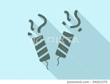 Festive New Year crackers, Christmas holidays - Vector 94081070