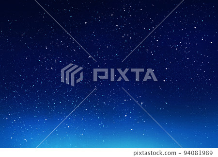 Background material_watercolor texture_night sky 94081989