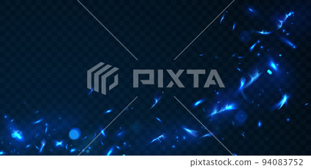 blue virtual flame design vector illustration blue virtual flame design vector illustration 94083752