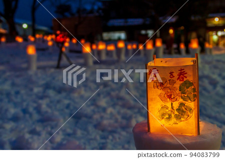 岐阜縣飛驒市古川町三寺燭光冬遊 94083799