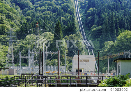 東北電力 高澤發電站 水力發電站 7月 94083902