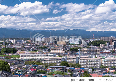 "Tokyo" Blue sky residential area / Tokyo suburbs 94083998