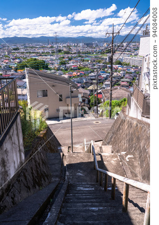 "Tokyo" Blue sky residential area / Tokyo suburbs 94084008