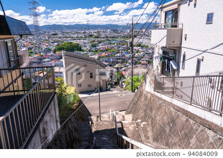 "Tokyo" Blue sky residential area / Tokyo suburbs "Tokyo" Blue sky residential area / Tokyo suburbs 94084009