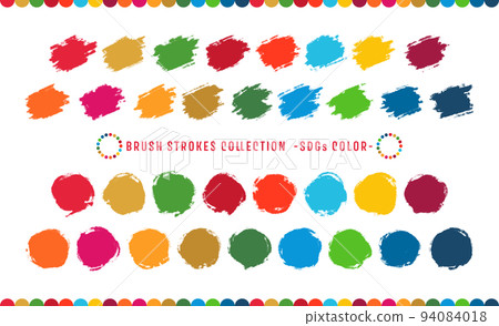 Background set drawn with 17 SDGs colors Background set drawn with 17 SDGs colors 94084018