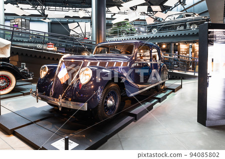 Renault Viva Grand Sport - Classic retro car. Riga motor museum. Riga, Latvia, 17 August 2022 94085802