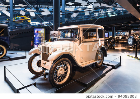BMW 3-15PS typ DA4 - Classic retro car. Riga motor museum. Riga, Latvia, 17 August 2022 94085808