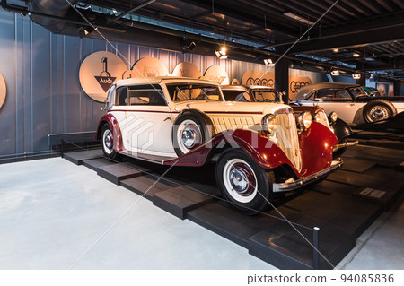 AUDI Front typ UW - Classic retro car. Riga motor museum. Riga, Latvia, 17 August 2022 94085836